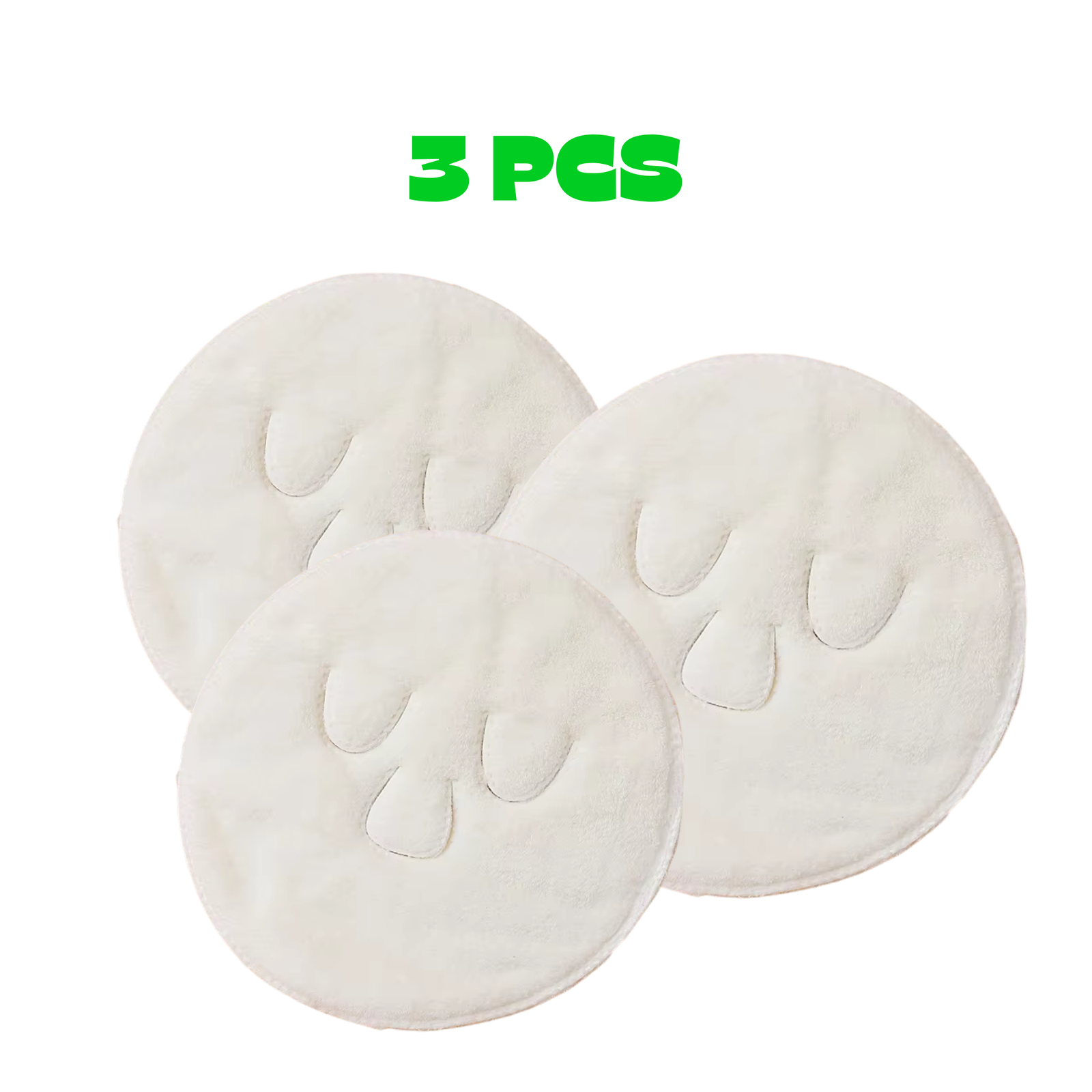 Cotton Hot & Cold Compress Face Towel Mask | Steam Heating Facial Towel for Pore Opening & Deep Cleansing - 3 পিস